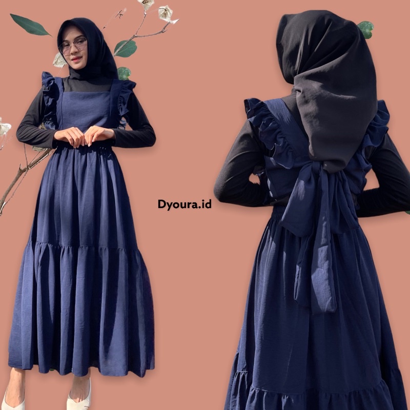 One set vest PREMIUM/ setelan wanita / one set reina span/ set yola polos /overall belakang pita by DYOURA