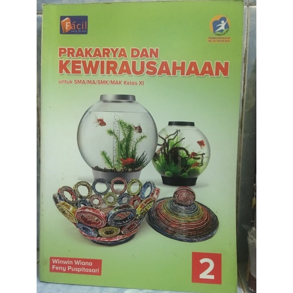 

Buku Prakarya kelas 2 Facil