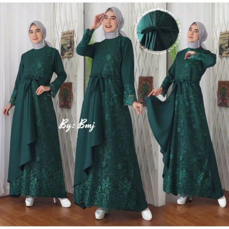 Gamis Valvet | Gamis Brukat | Gamis Busui | Gamis Tille | Gamis Bordir Mutiara | Gamis Pesta Nikahan