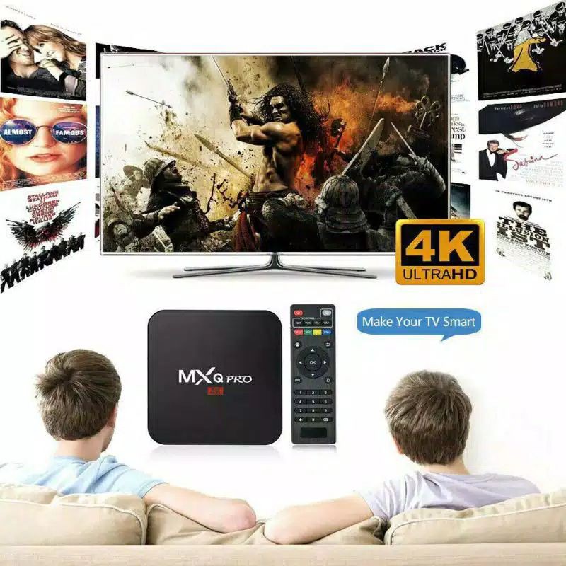 Android TV Box MXQ Pro 4K 5G media player smart TV Box 2GB/16GB