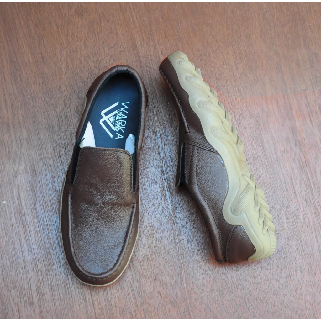 BURAY X SEPATU SLIP ON PRIA LOAFER DEWASA WARKA BARAN KULIT ASLI ORIGINALCASUAL FORMAL SLIP ON PRIA KERJA KANTOR GURU PNS PESTA RESMI NYAMAN || SLIP ON PRIA PANSUS BERKUALITAS 2021