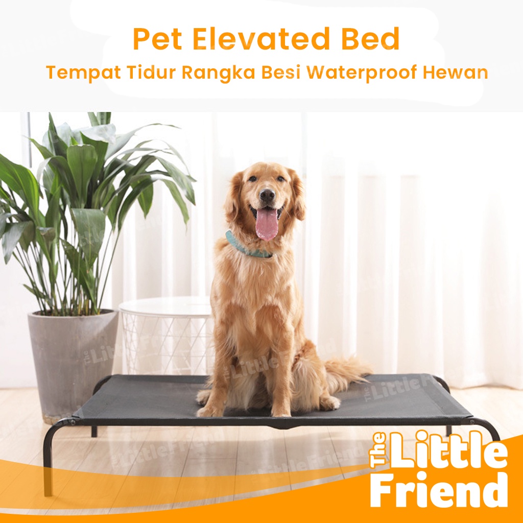 Tempat Tidur Anjing Kucing Dog Elevated Bed Portable Tebal &amp; Washable