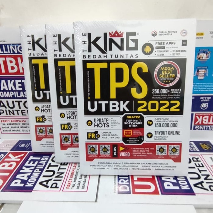 

❤BISA COD❤ BUKU BEST SELLER THE KING BEDAH SOAL & MATERI TPS UTBK 2021