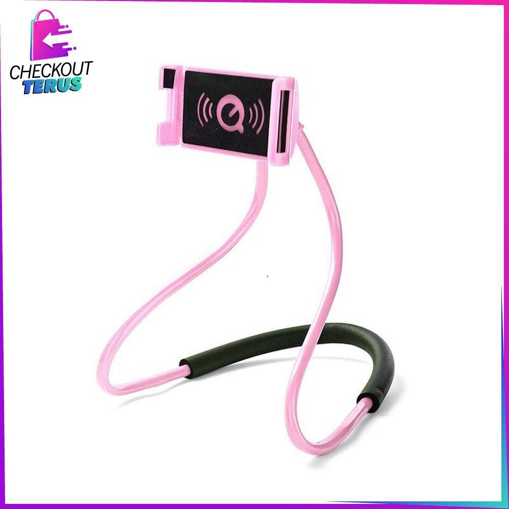 CT C371 Lazy Neck Phone Holder Penyangga HP di Leher Sandaran HP Untuk Nonton Dudukan Handphone di Leher Flexible