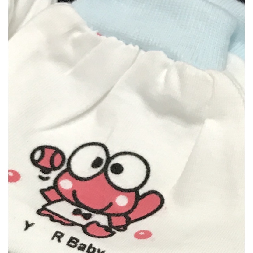 Babysmart - 12 Set Sarung Tangan dan Kaki Bayi STK New Born (NB) Bahan Katun