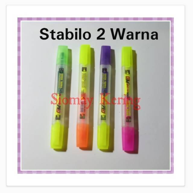 

Stabilo 2 Warna [ 1pcs ]