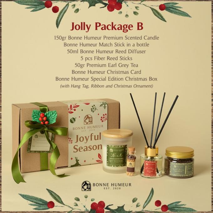 

CHRISTMAS HAMPERS JOLLY PACKAGE B KADO PARCEL GIFT SET HADIAH NATAL FV452CD4
