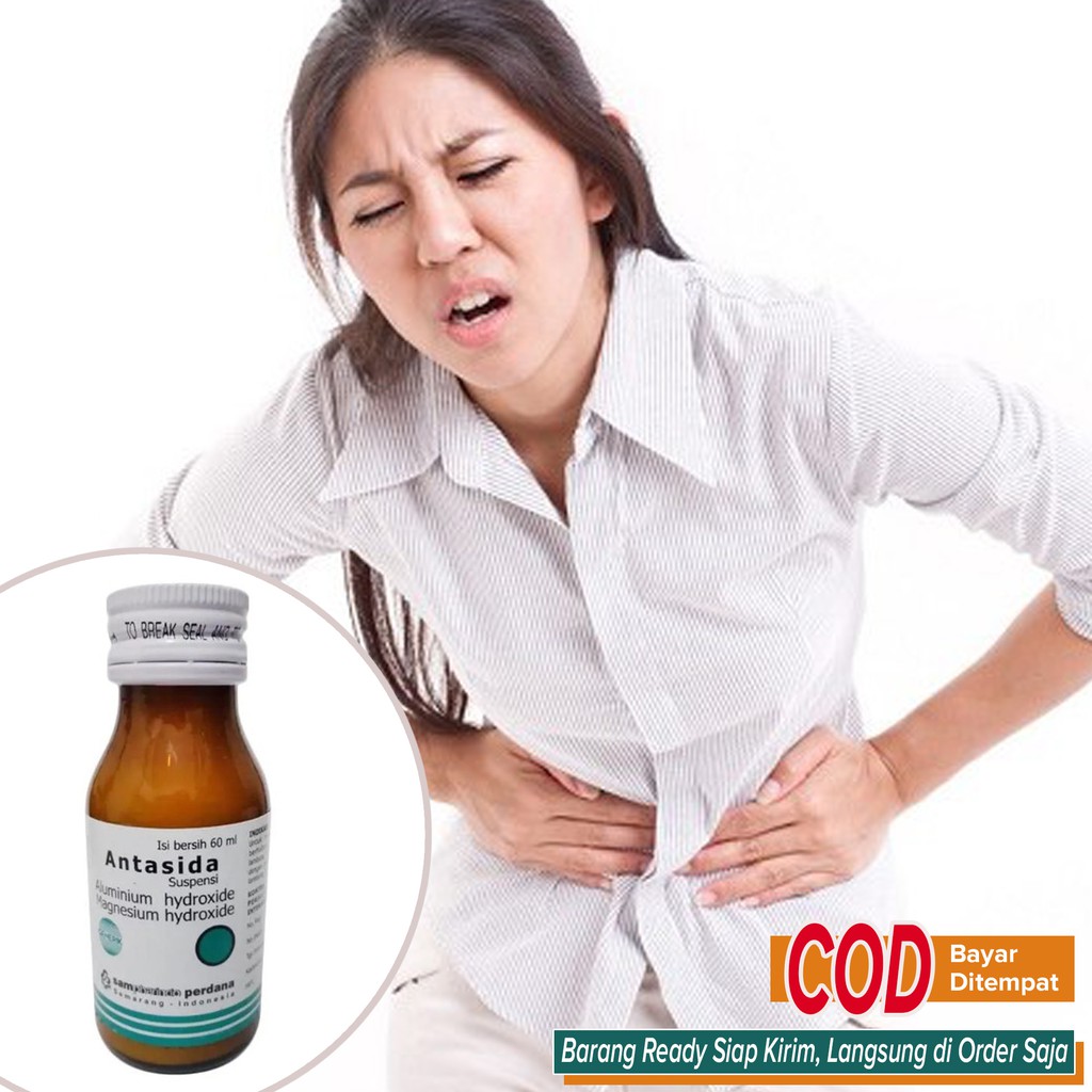 Obat Maag Obat Lambung Mual Muntah Nyeri Ulu hati AMPUH Murah ~ Sirup Antasida Doen 60ml