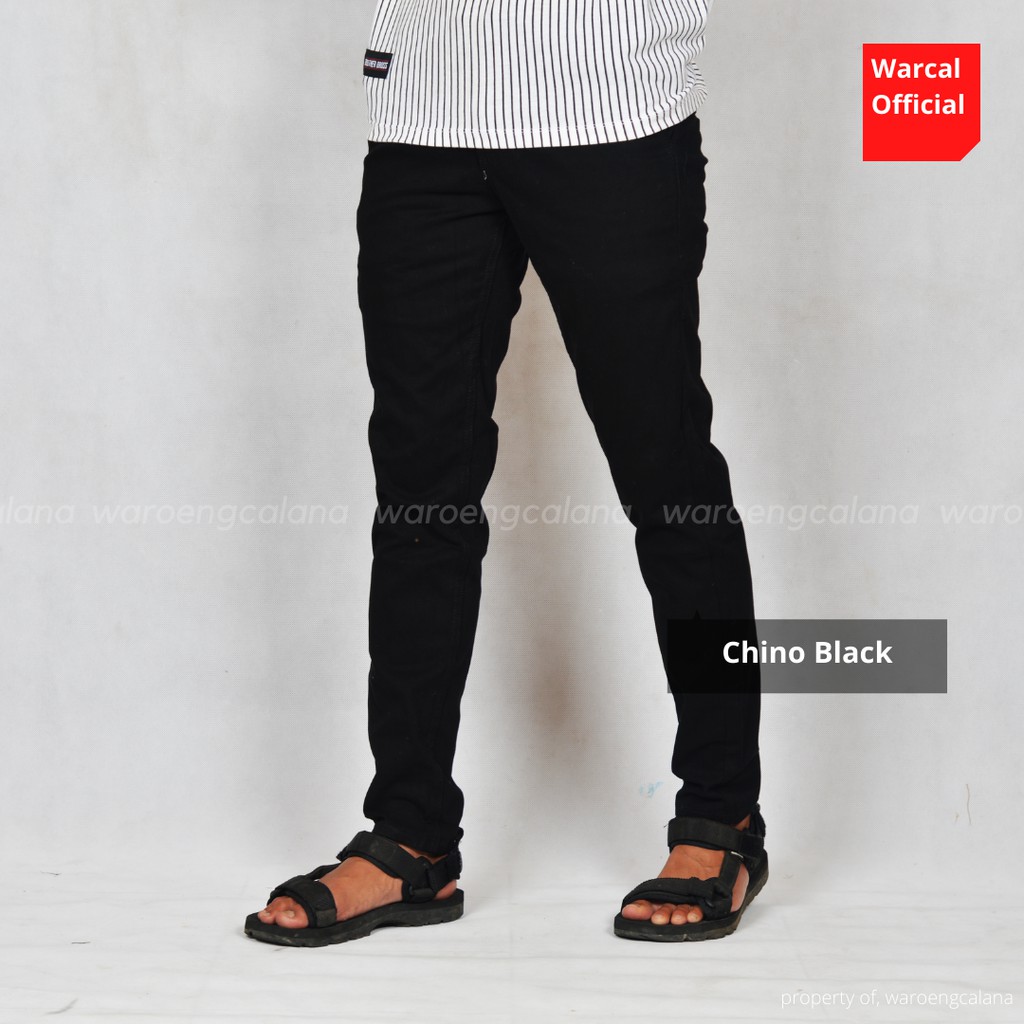 Chino Pants Black Original Lokal Brand