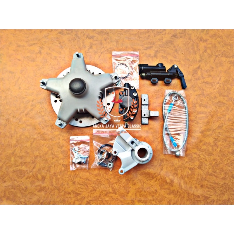Cakram Vespa Master Bawah Vespa PX, Exclusive, Excel Temaca (Disk Brake Vespa)