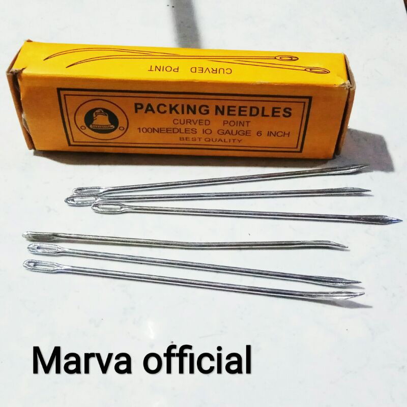 JARUM JAHIT KARUNG GONI 6" jarum karung goni JARUM GONI GLASSING / NEEDLES JARUM KAIN GONI