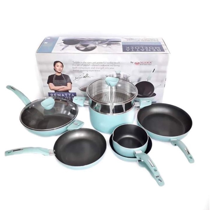 Panci set supra set 9 pastel renata moeloek - torquis