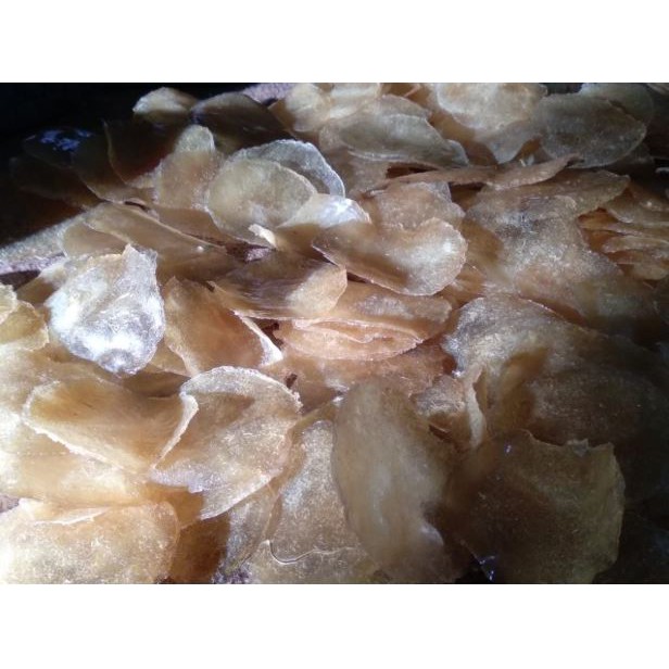 

samiyek samiler Oopak Emping Siap Goreng mentah gurih dengan bumbu cemilan jajanan lebaran