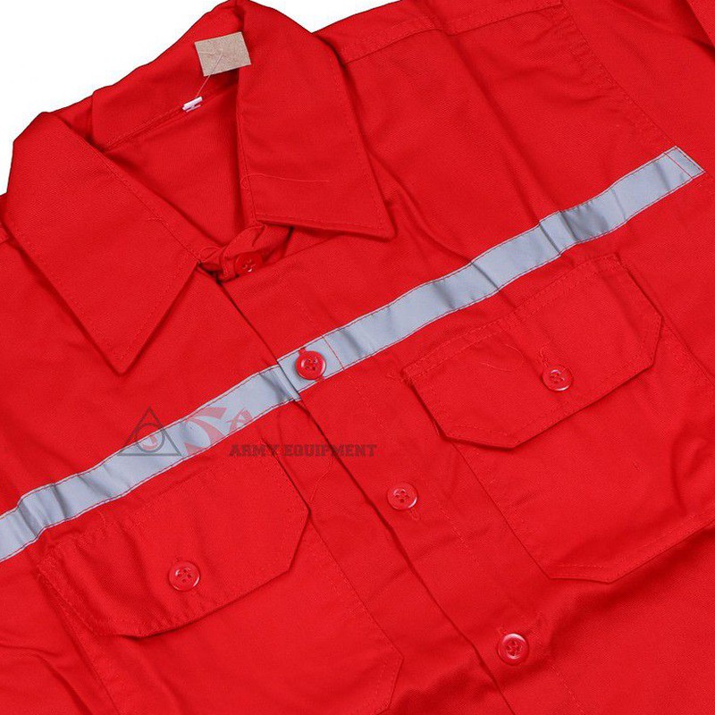 Wearpack Safety Atasan Baju Wearpack Panjang Merah Scotlight abu Baju Safety