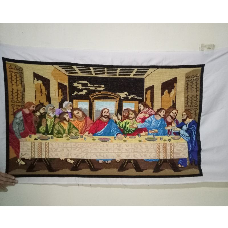 Sulaman Kristik Rohani Handmade Sudah Jadi Siap Pajang