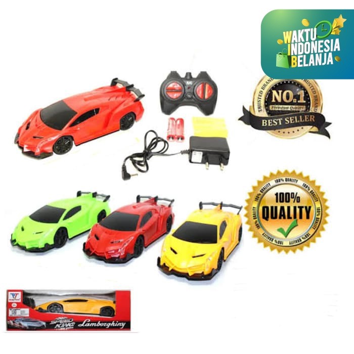 ZA438 RC Mobil Lamborghini 1 24 Mainan Anak Mobil Remote Control Charger