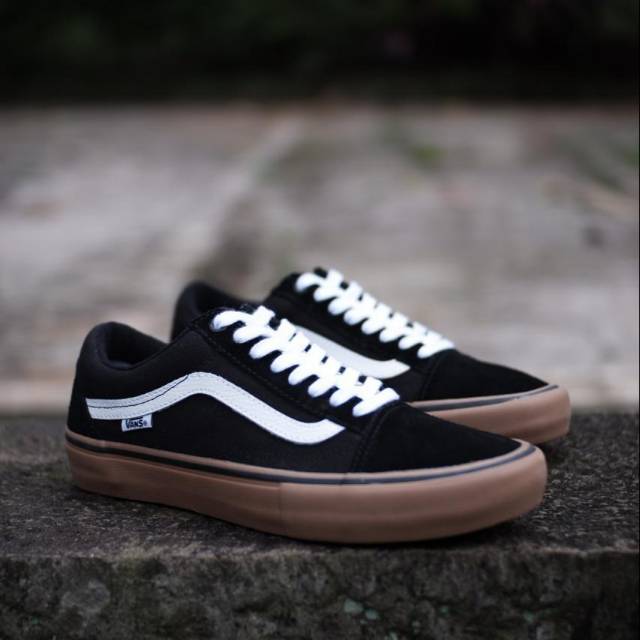 Vans oldskool pro black gum