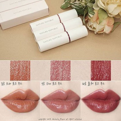 NATURE REPUBLIC By Flower Triple Mousse Tint Rose Lips But Better Edition