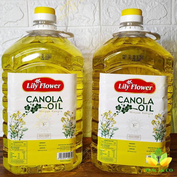 

Canola oil lily flower 5 L / Minyak Canola Lily Flower 5 Liter