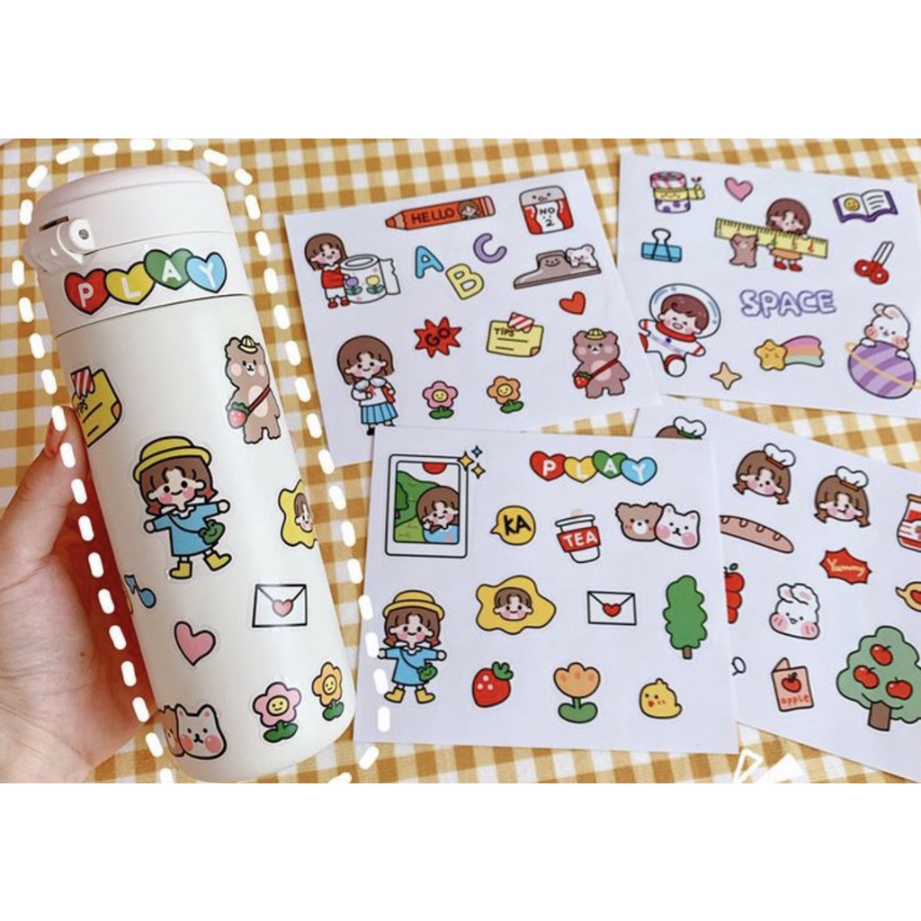 

Sticker PET u/ Scrapbook, diary dll