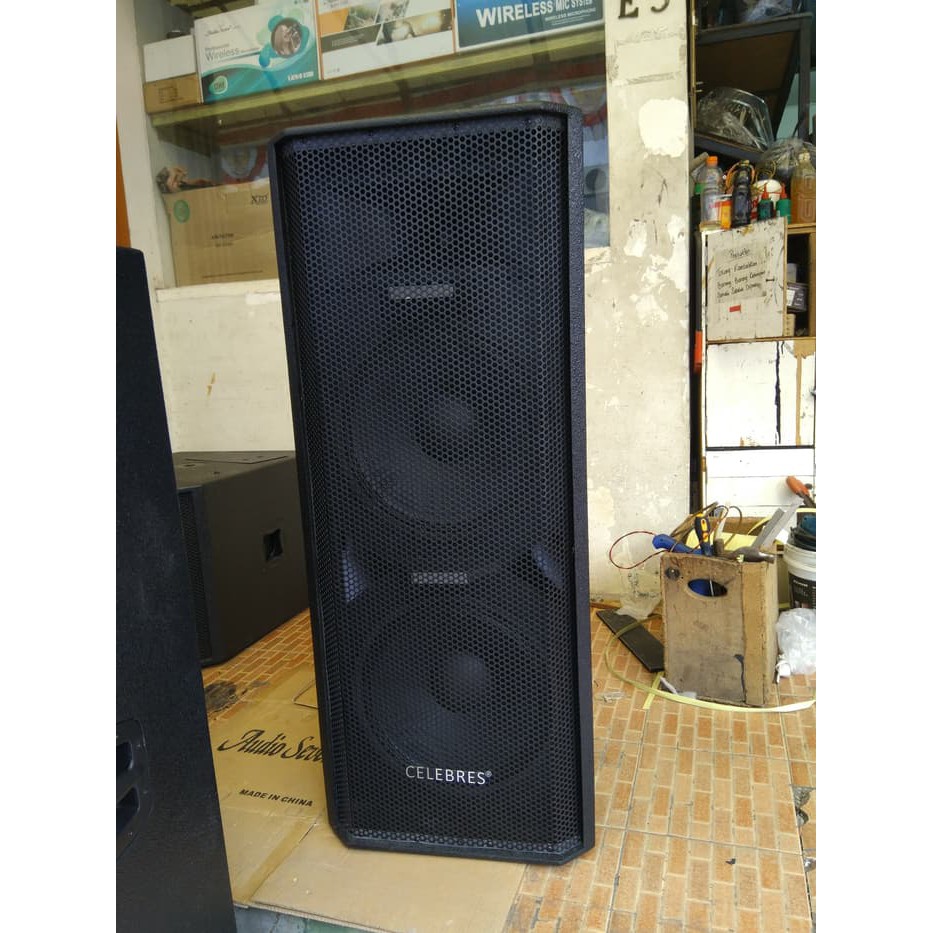 speaker aktif / aktive doubel / dobel 15 inch Celebres (High Quality)