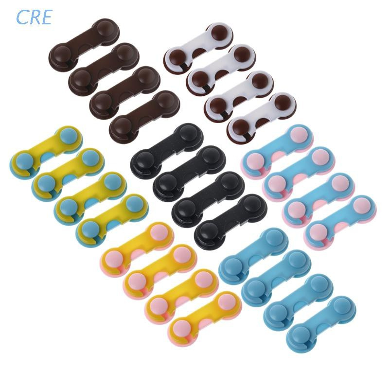 CRE  4Pcs Doors Drawers Wardrobe Toddler Baby Children Protection Safety Plastic Lock