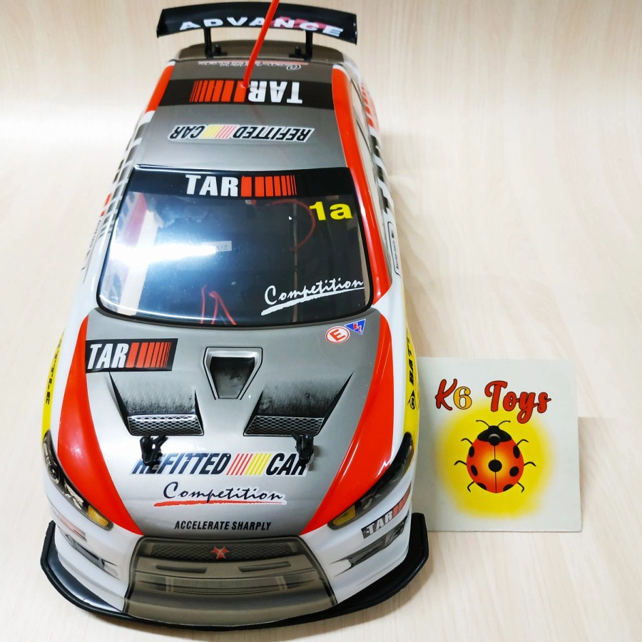 NEW RC Drift Racing Besar RC Sanzuan skala 1:10 Drift Vmax Turbo speed 4WD double socket baterai