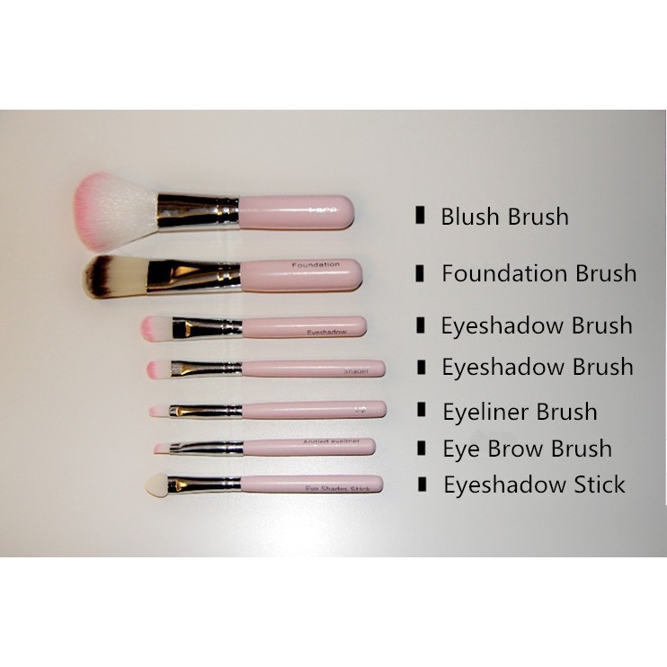 Hello Kitty Mini Brush Kit Make up Hello Kitty 7 Set