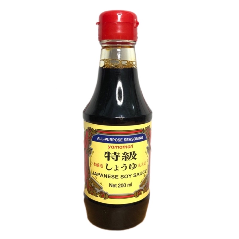 

Yamamori Japanese Soy Sauce 200ml/ Yamamori/Kecap/Asin/ala/Jepang/Japanese/Soy/Sauce/soya/japan