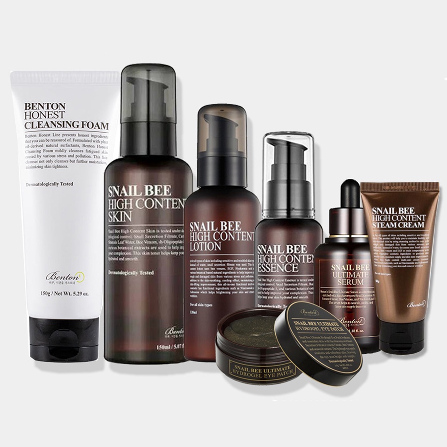 [BPOM] BENTON SNAIL BEE | high content essence lotion skin steam cream ultimate serum eye patch foam
