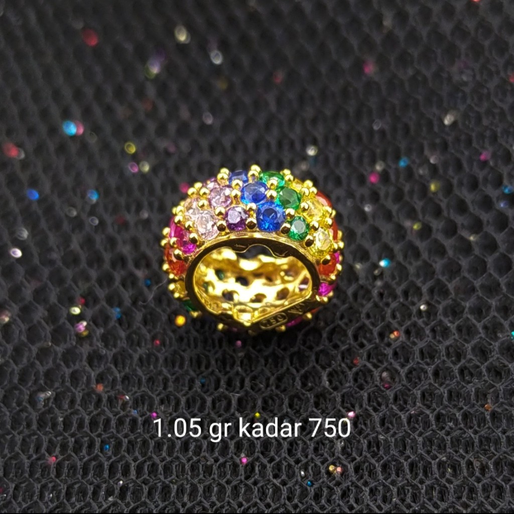 New Liontin Emas 17 K - 1.05 gr Kadar 750 - 2323