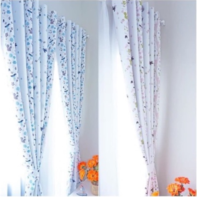 Gorden blackout motif burung