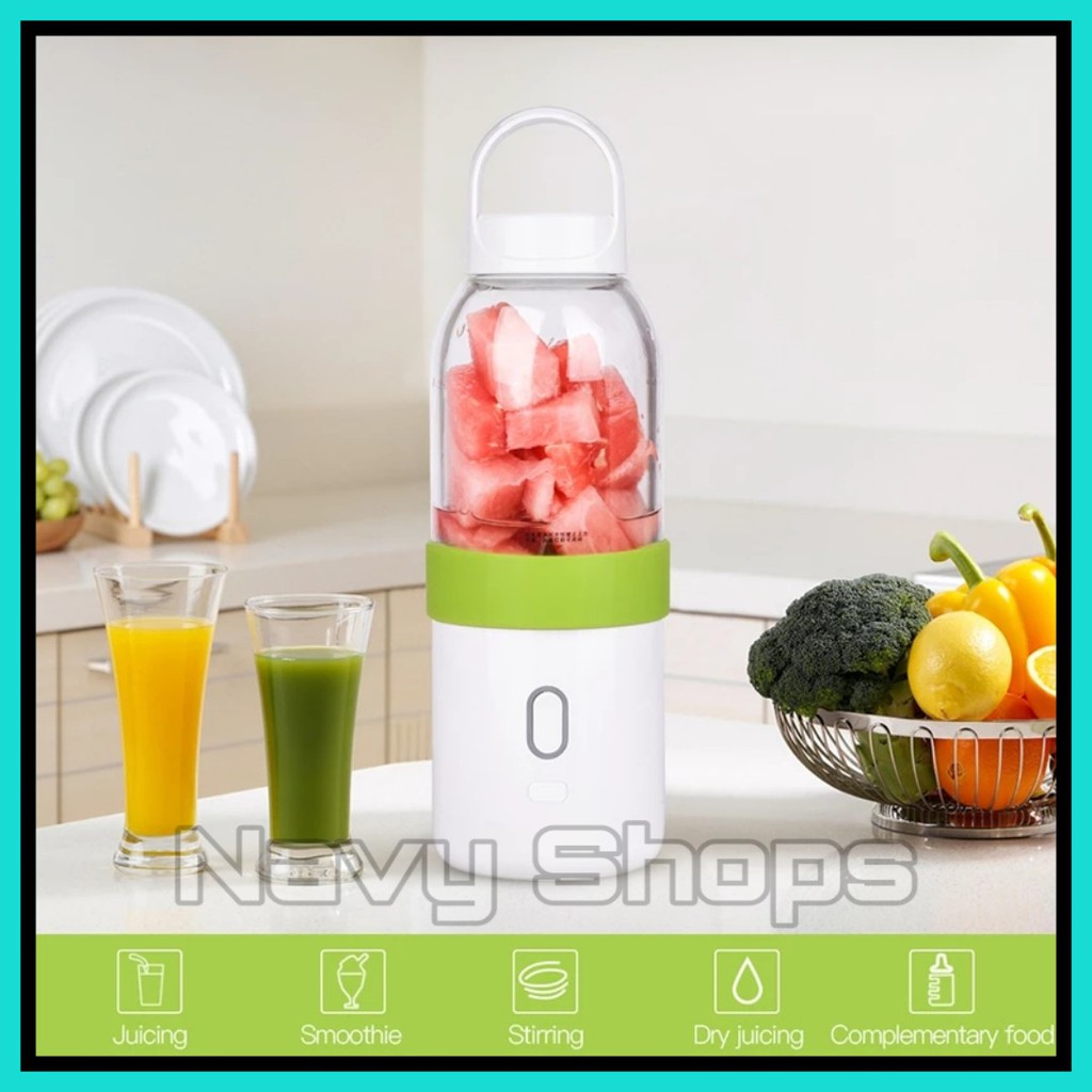 Blender Portable 6 Pisau - Yiloo Juicer Cup - Mini Shake n Take Portable