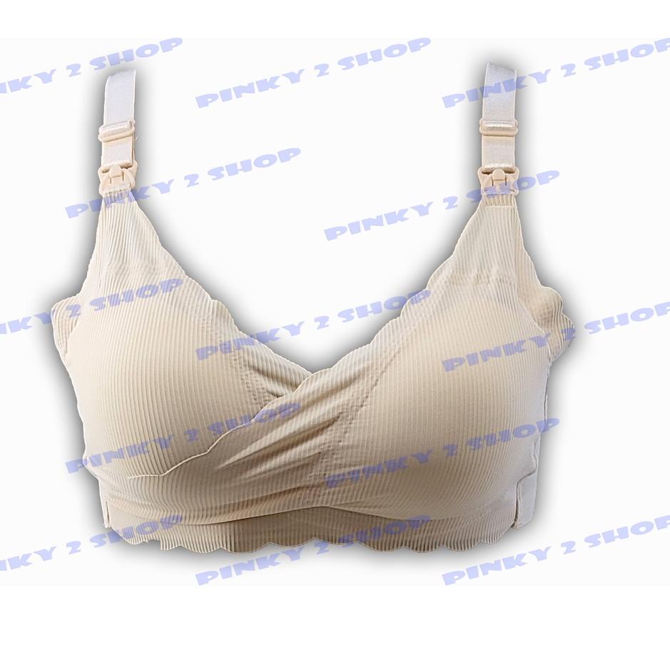 Menarik.. BRA BH NURSING SEAMLESS IMPOR SILANG SIZE 34-42