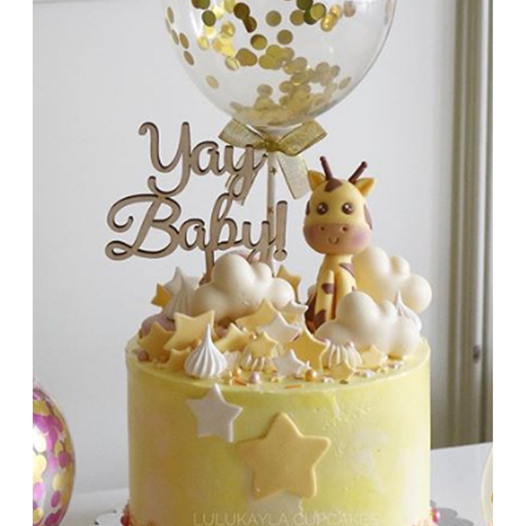 READY BABY SHOWER Cake Topper