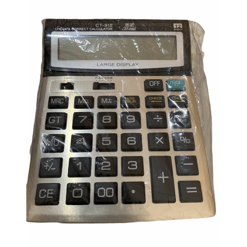 

Kalkulator/Mesin Hitung CT-912