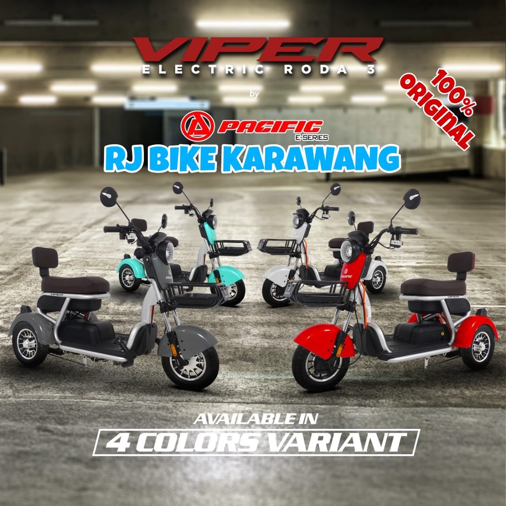 MOTOR LISTRIK PACIFIC RODA 3 VIPER