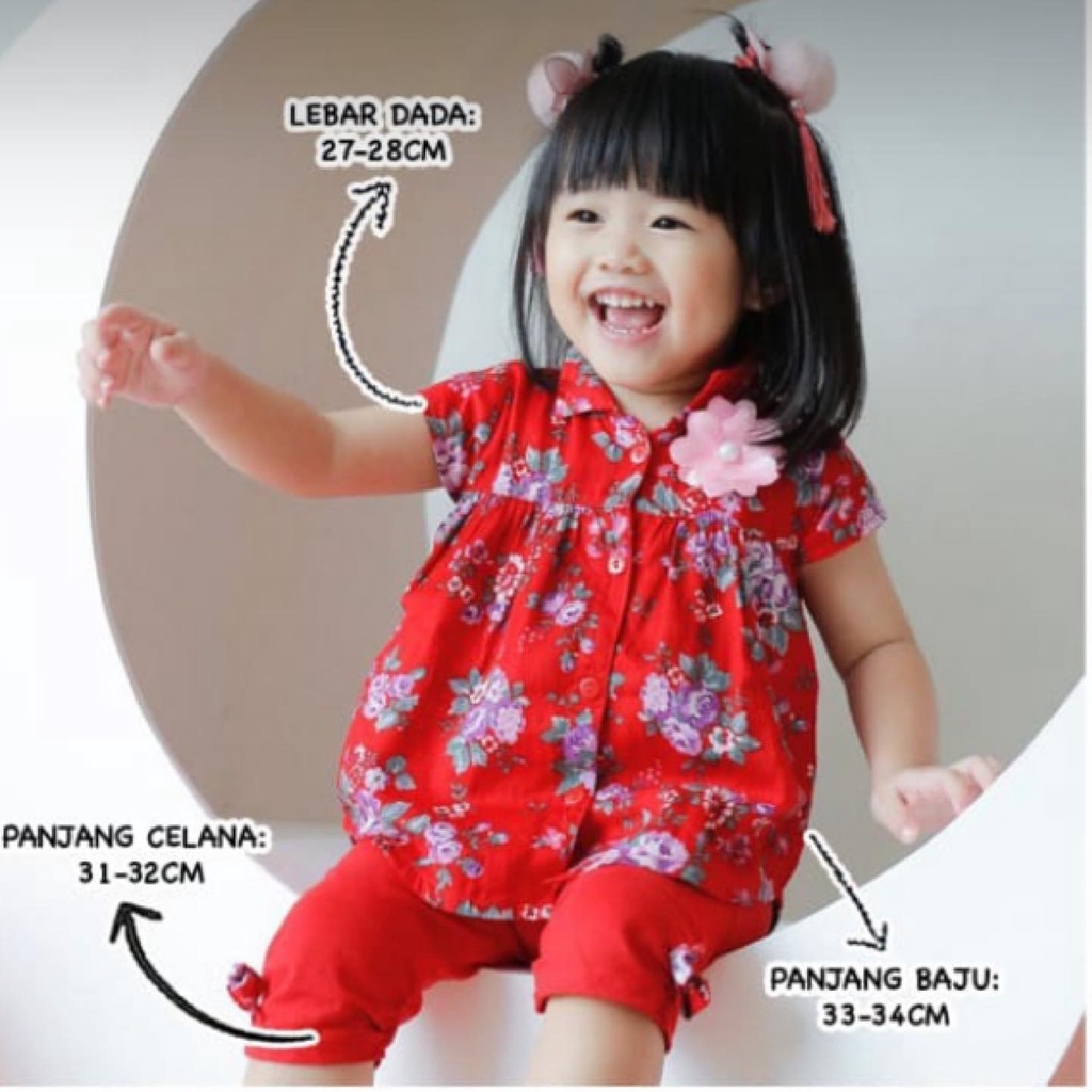 Terlaris Premium Katun Jepang Rosalie Melody flower jumper bandana sepatu anak babeebabyshop fashion bayi anak cewek perempuan