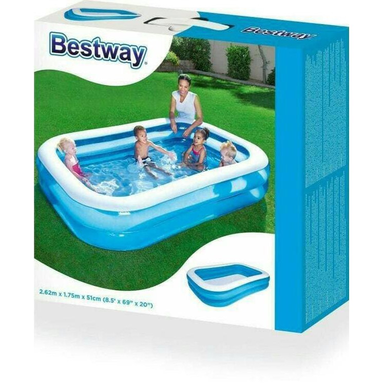 Promo Hari ini Kolam Renang Anak Bestway Blue Rectangular