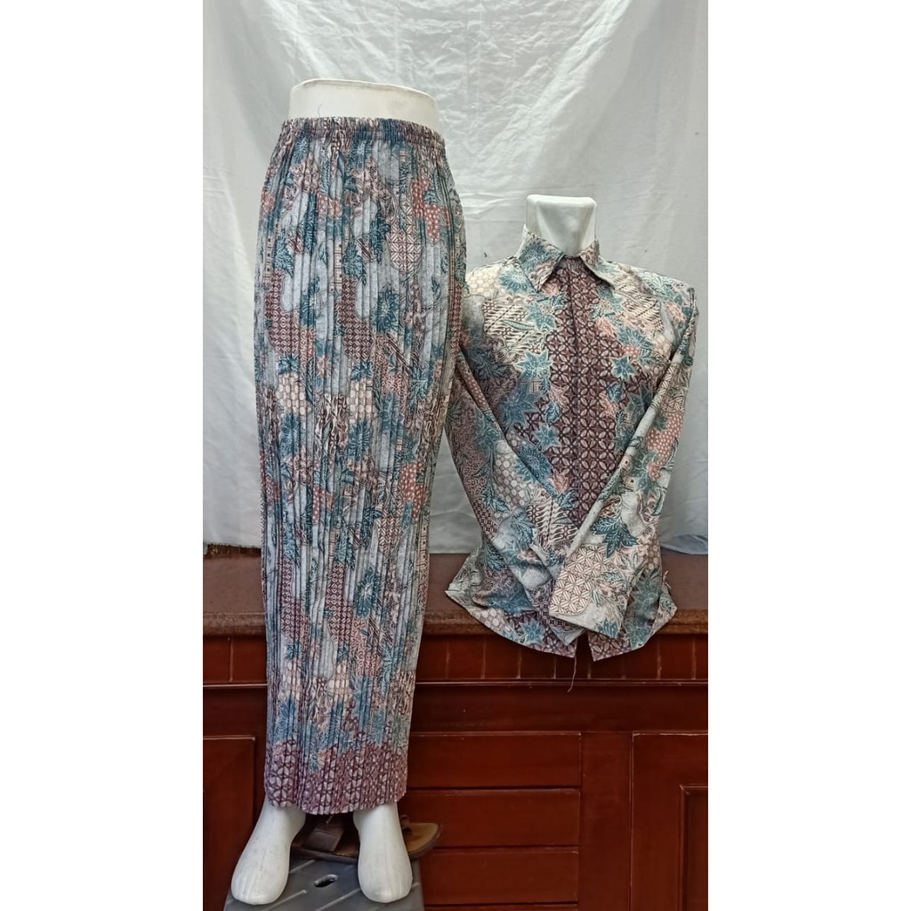 TERBARU SET BATIK COUPLE / SET KEMEJA ROK BATIK COUPLE / SET SARIMBIT BATIKJADI