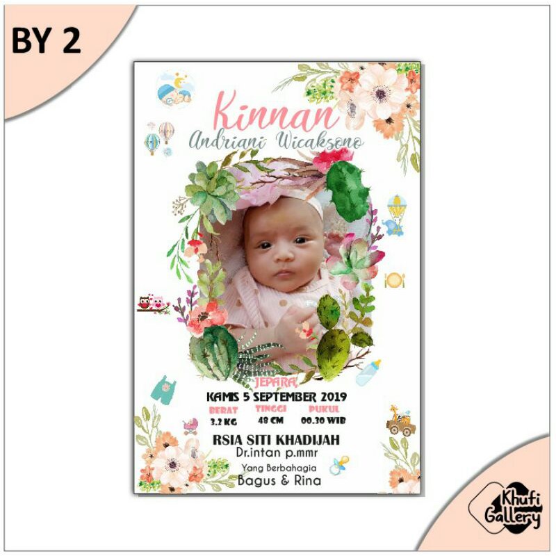 Khufi Gallery Hiasan Dinding Baby Name
