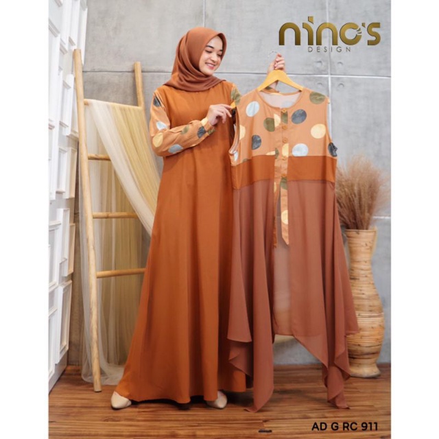 Ready Gamis free outer AD G RC 0911 ori by ninos design