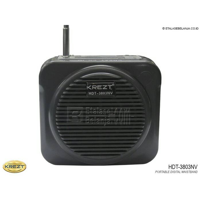 WAISTBAND / SPEAKER PINGGANG - KREZT HDT-3803 NV - PORTABLE AMPLIFIER