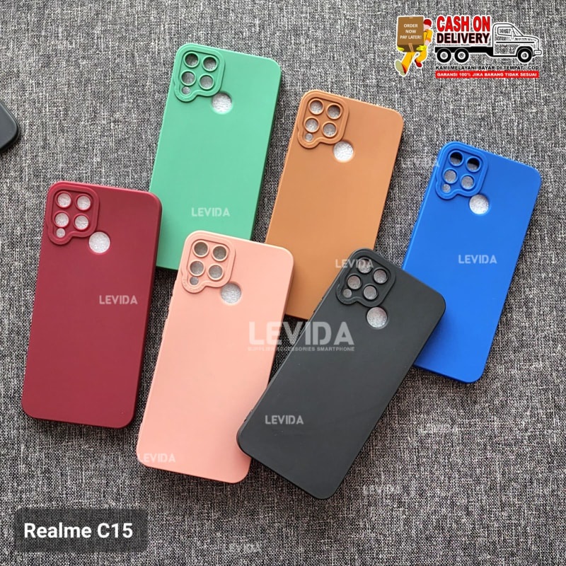 Realme C15 Case Macaron Pro Kamera