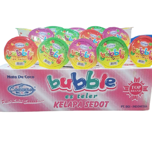 Cocona Bubble Es Teler 1 Dus 24 Cups X 220 Ml Jelly Drink Shopee Indonesia