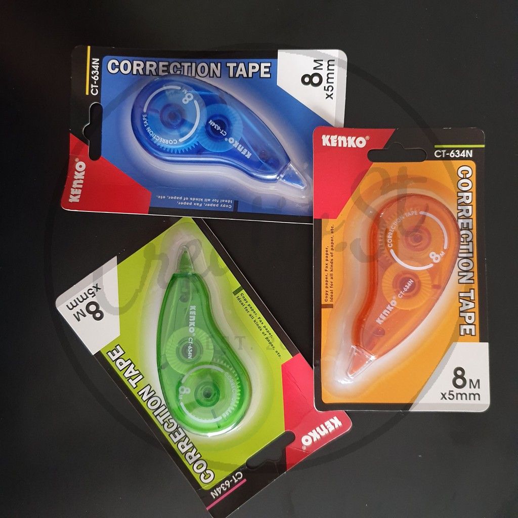 

KENKO Tip-Ex Kertas Correction Tape Ct-634N 8 Meter