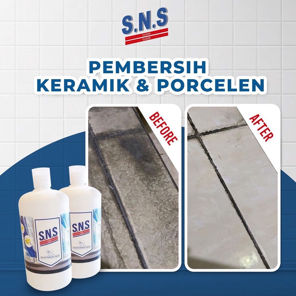 SNS pembersih keramik &amp; Porcelen