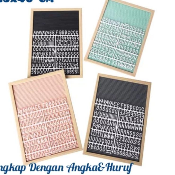 

Harga TERMURAAH.. (INCLUDE HURUF)LETTER BOARD PAPAN NAMA BAYI LUCU 40X28CM