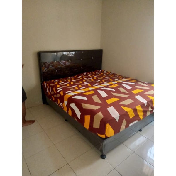 dipan kayu dioan tempat tidur ukiran 140x200
