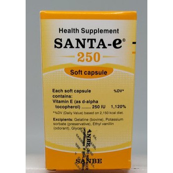 Santa E 250 Iu 30 Soft Capsules Shopee Indonesia